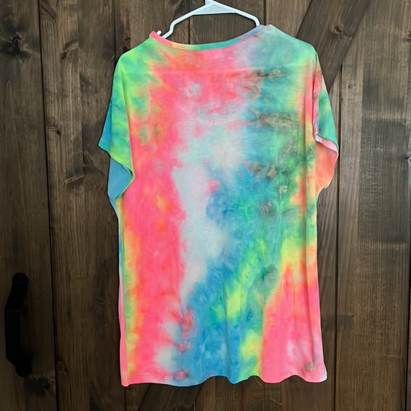 Lovely Melody Tie dye tunic tee - Picture 2 of 3